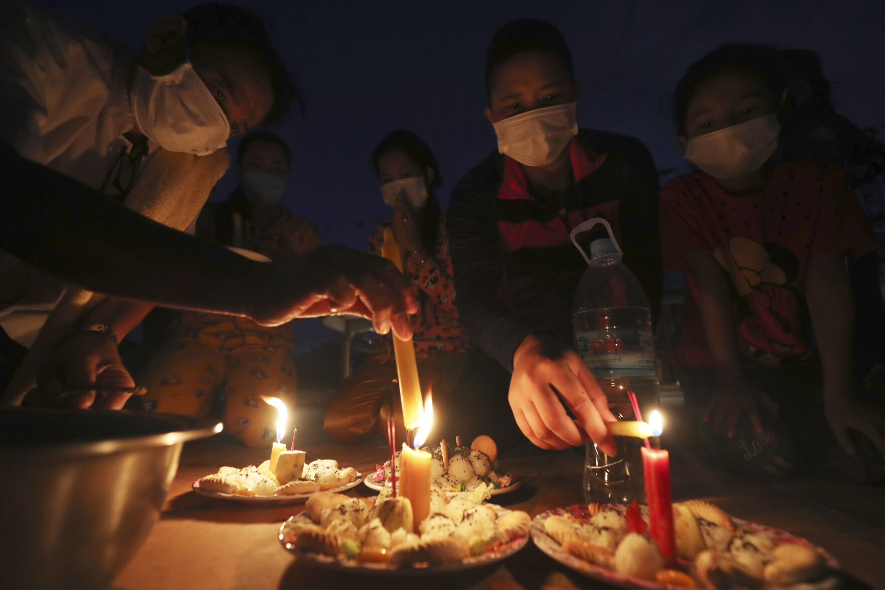 APTOPIX Virus Outbreak Cambodia Ancestor Day